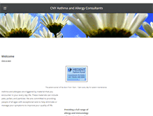 Tablet Screenshot of cnyasthmaandallergy.com